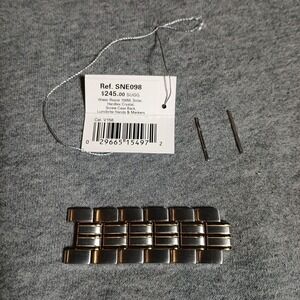 Seiko Men's Solar Watch Links SNE098 6 Links‎ And Two Pins